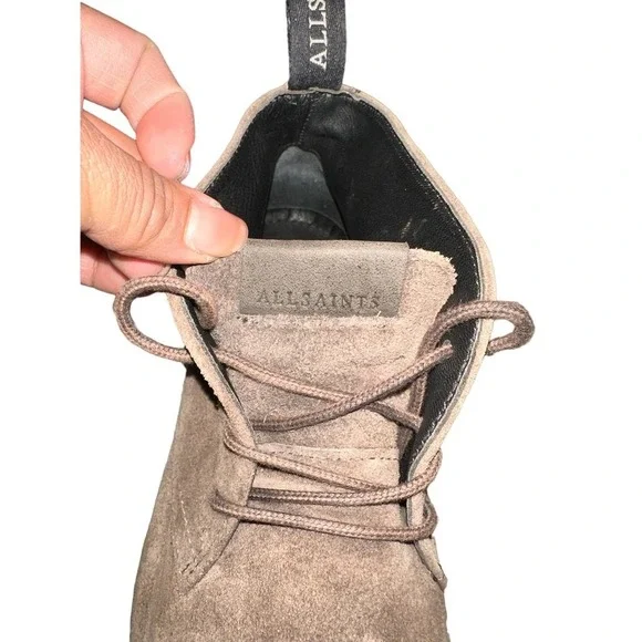 ALLSAINTS Luke Suede Boots Lace Up  Men's US Size 9, Euro Size 42 - Picture 5 of 7